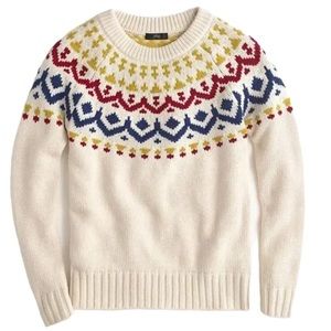 J. CREW Fair Isle Sweater